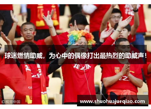 球迷燃情助威，为心中的偶像打出最热烈的助威声！
